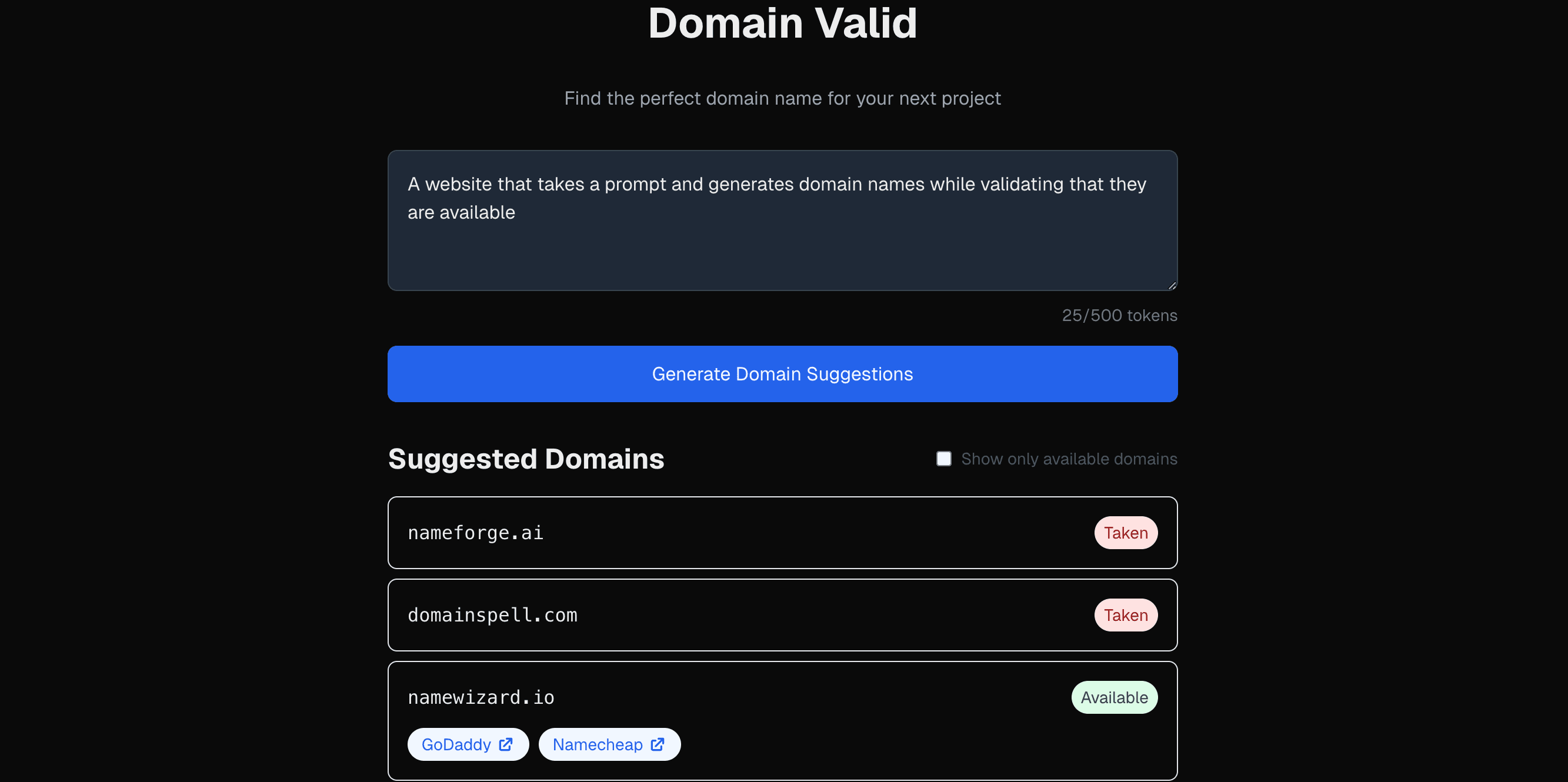 Domain Valid
